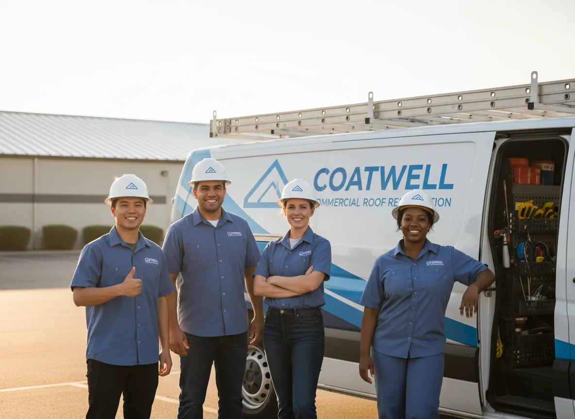 Commercial roof coating company in Lacarne, OH